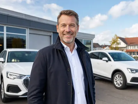 Verkäufer aus Hemsbach mit dem verkauften Fahrzeug